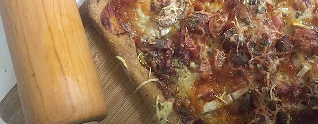 Masa de pizza integral casera