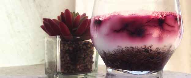 Vasitos saludables de granola, postres en vasito con granola