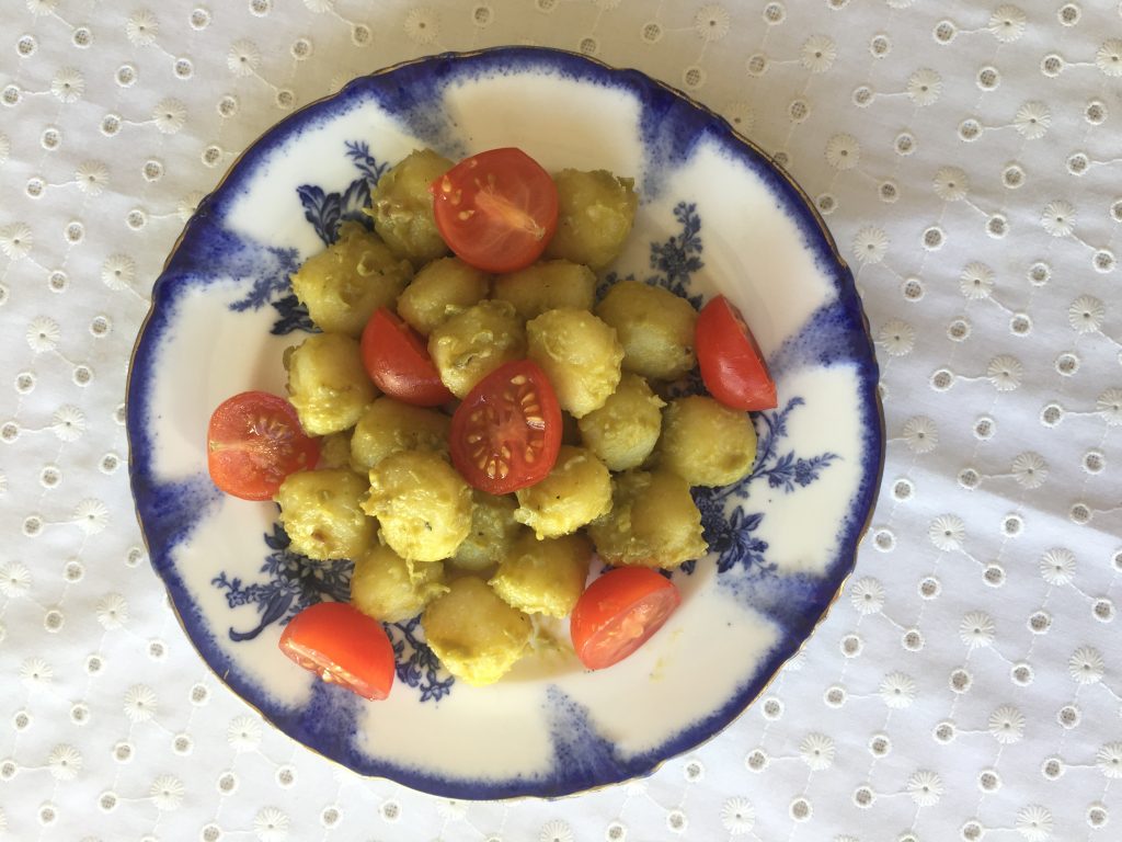pesto de guisantes ligerp