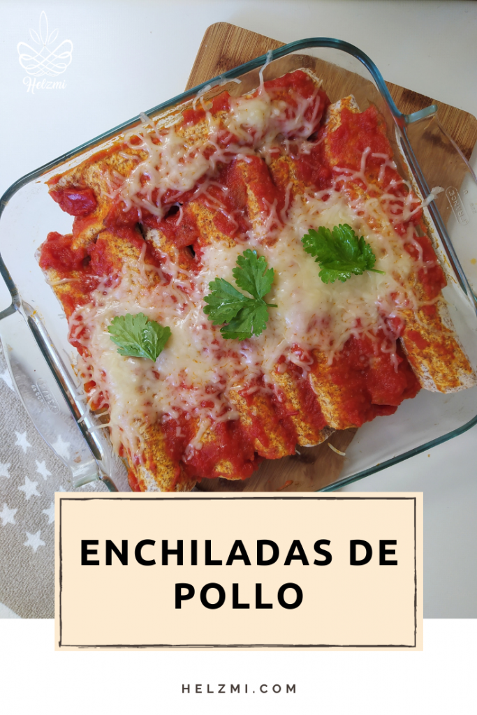 ENCHILADAS DE POLLO LIGERAS
