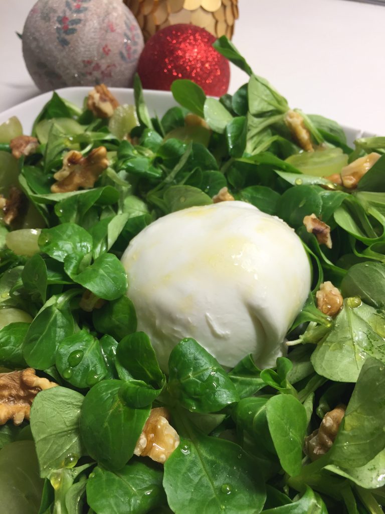 receta de ensalada de burrata