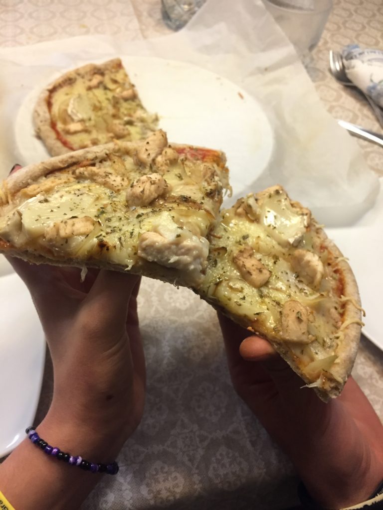 PIZZA DE POLLO FITNESS