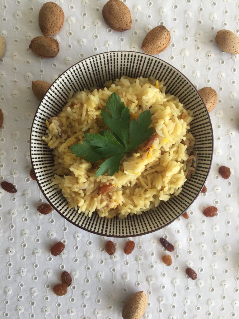 arroz pilaf vegano