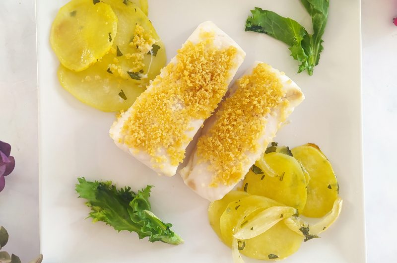 Merluza con costra al horno (opción a Airfryer)