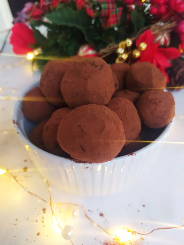 trufas de chocolate caseras y tradicionales