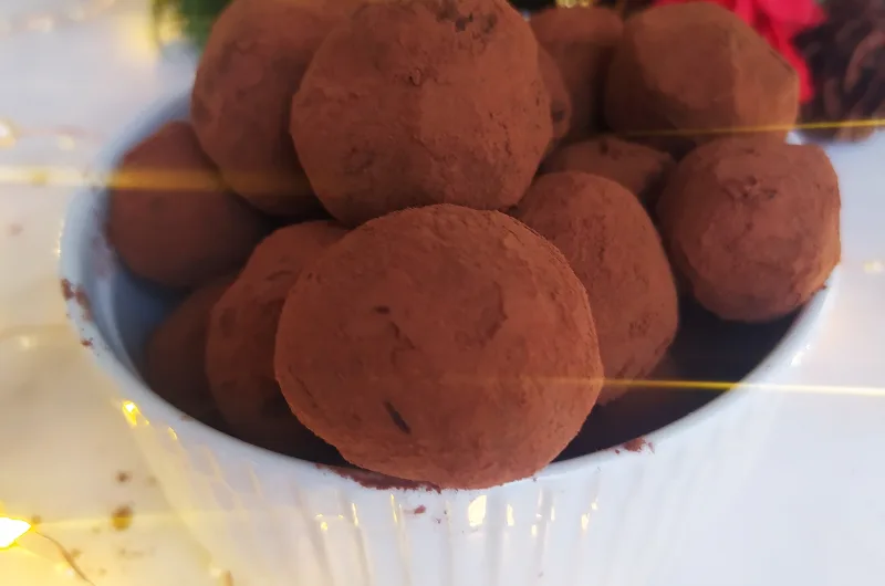 Trufas de chocolate caseras